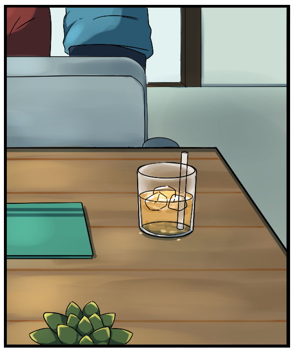 The ladies have left the table.
